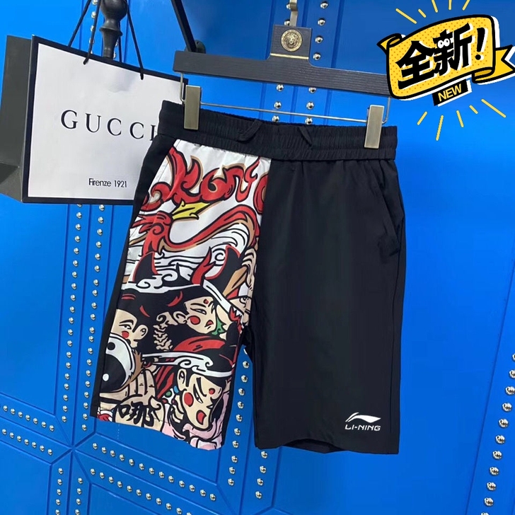 实体店断码清仓：夏季休闲裤男生潮牌短裤花腿...