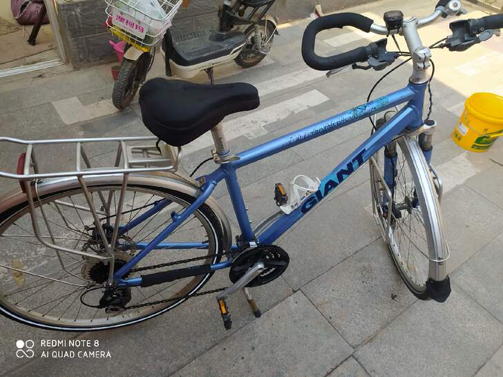 捷安特蒂柏3500旅行自行车，线碟刹24速...