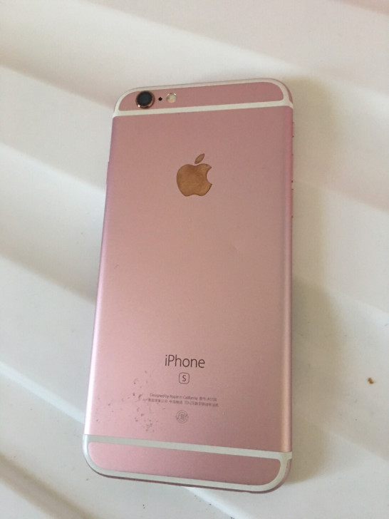苹果手机iPhone6S玫瑰金色。16G国...