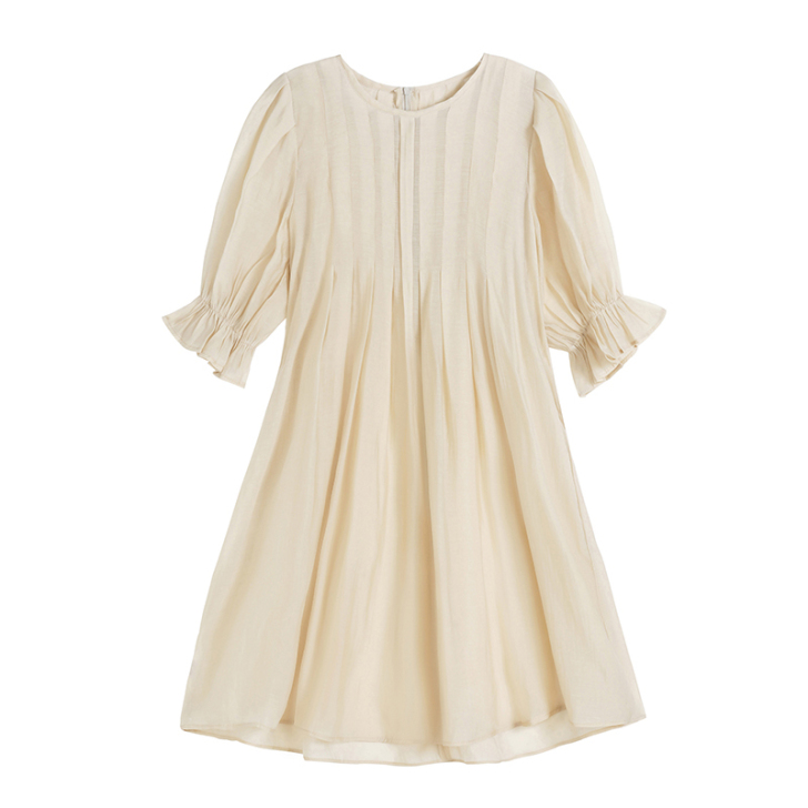 2021年新款小个子仙女裙法式轻熟风宽松雪...