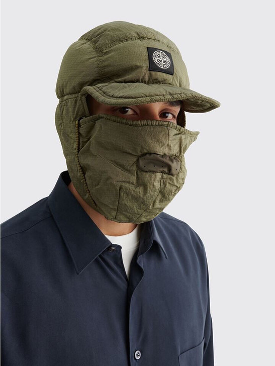 stone island 雷锋帽全新绿色