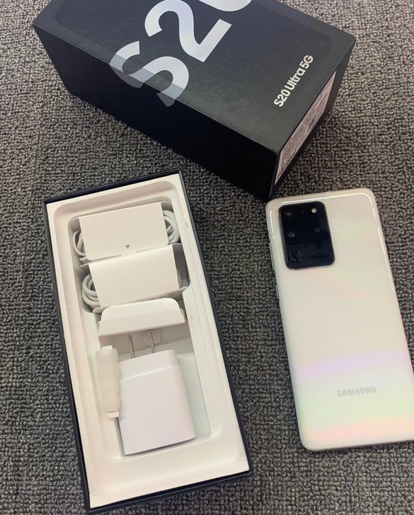 三星S20Ultra 5G 白色国行12+...