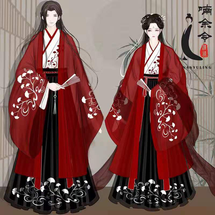 喃余令原创汉服《余生欢》魏晋风男女同款交领...