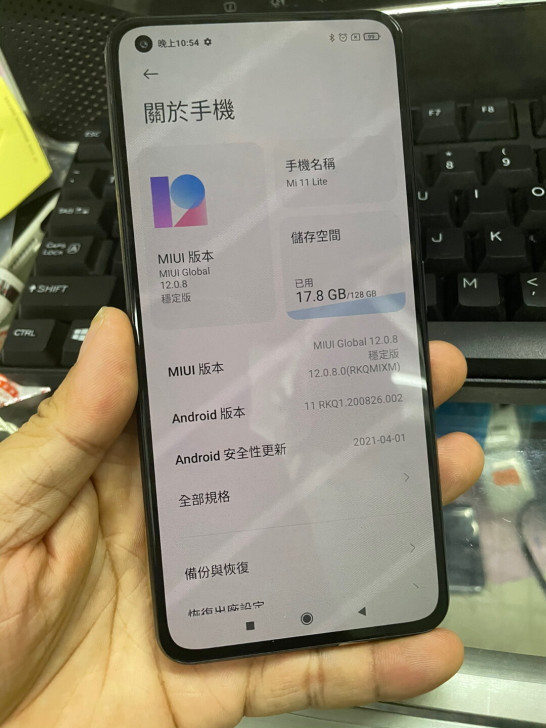 小米11 lite 国际版小米11 lit...