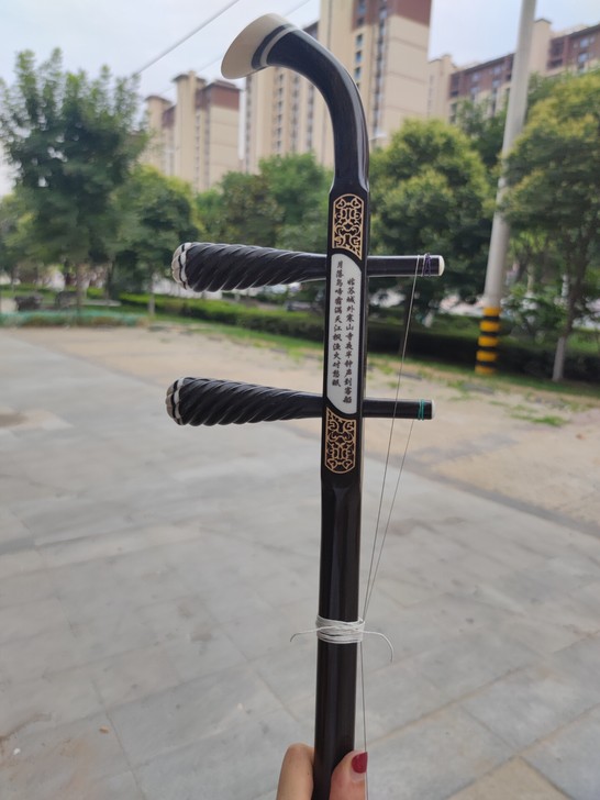 闲置黑檀木二胡六角筒专业演奏级二胡黑檀一级...