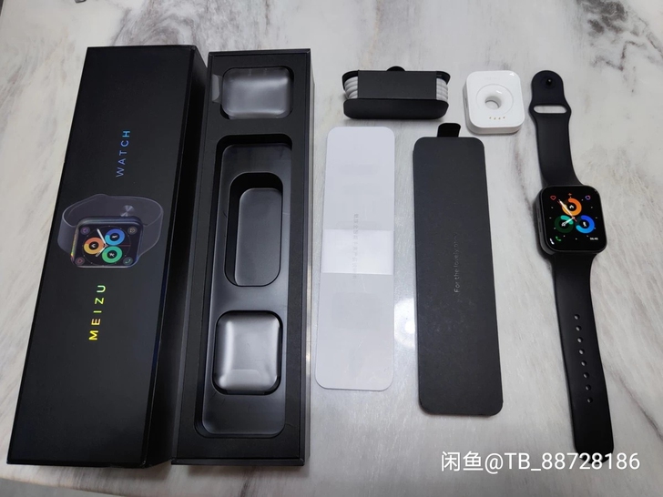 现货魅族全智能手表 黑色 Watch 智...