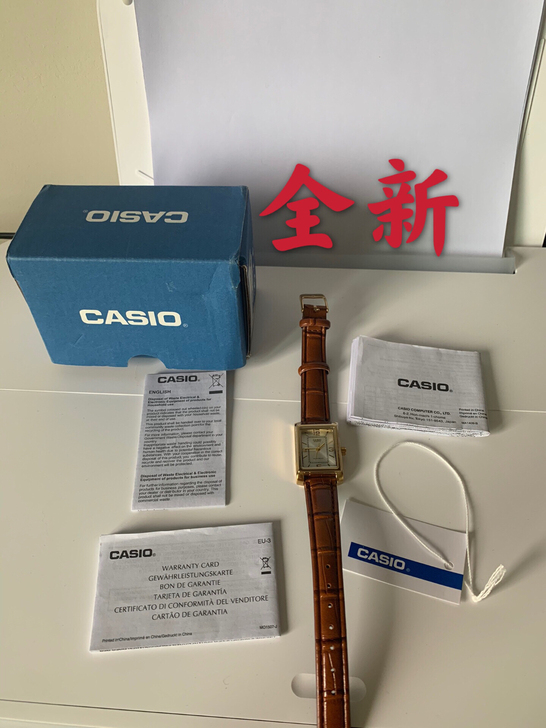 手表casio小棕表女亚马逊榜，超秀气