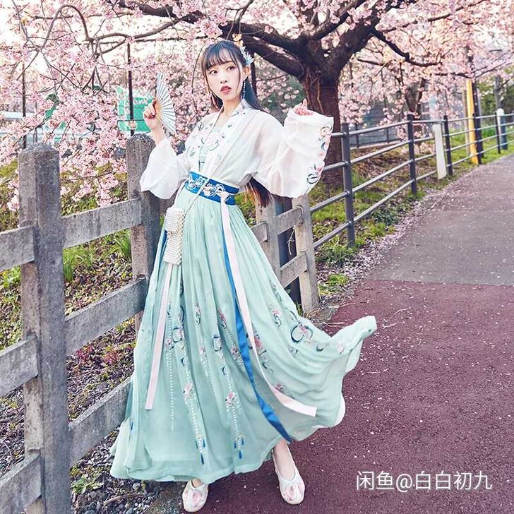 【汉服出租】十三余 山水之乐 大全套 xs码