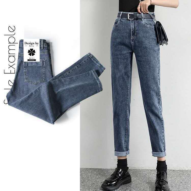 服装店不做了 处理库存高腰牛仔裤女韩版宽松...