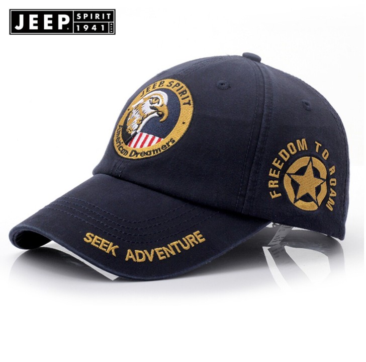 正品JEEP/吉普帽子男潮鸭舌帽户外休闲百...
