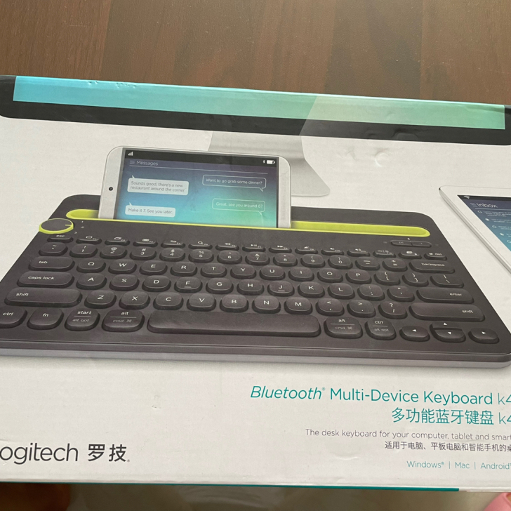 罗技多功能蓝牙键盘k480，适用于电脑、平...