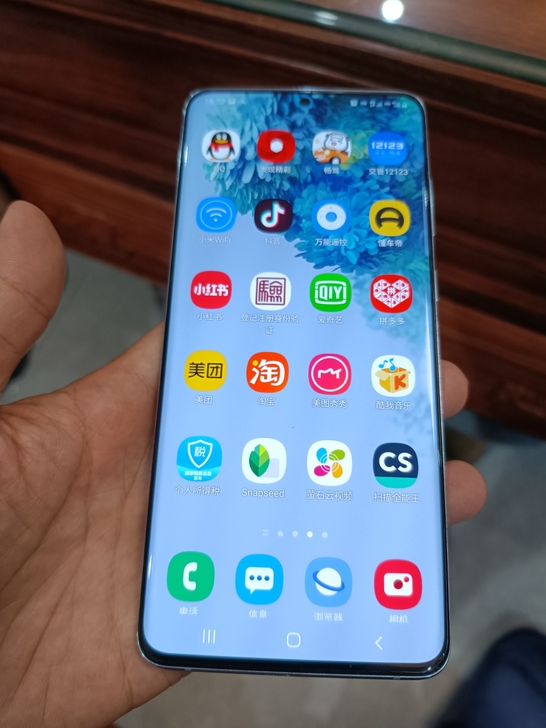 几乎全新三星S20+欧版，双卡双待，12+...