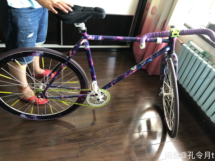 #整车#95新死飞自行车