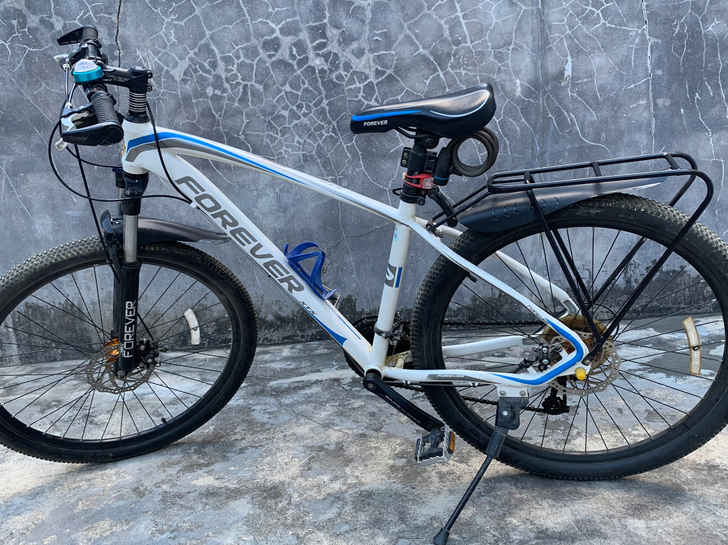 外出打工，转让闲置九成新上海永久牌山地自行...