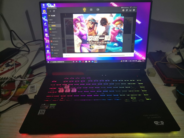 华硕rog魔霸新锐2021版游戏本笔记本，...