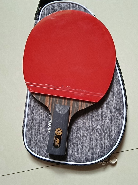 处理全新八星乒乓球拍 送拍包 三个三星球 ...