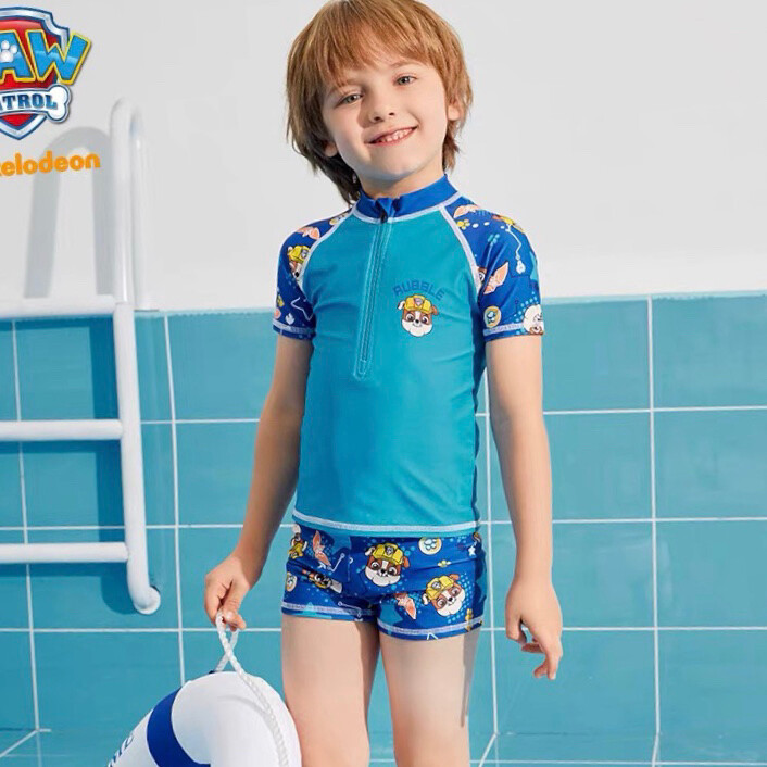 全新】汪汪队泳衣男童女童分体泳装儿童游泳衣...