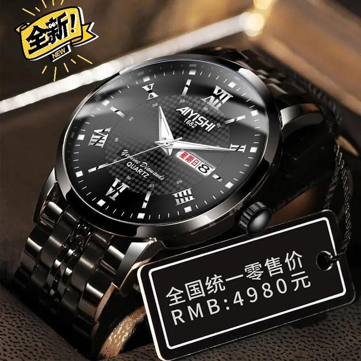 [亏本清货]最新款瑞士正品防水夜光全自动新...