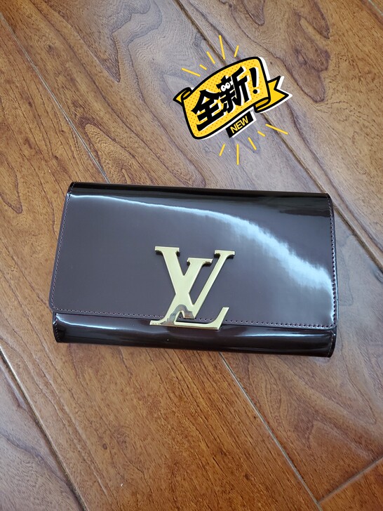 闲置 手拿包 深酒红色