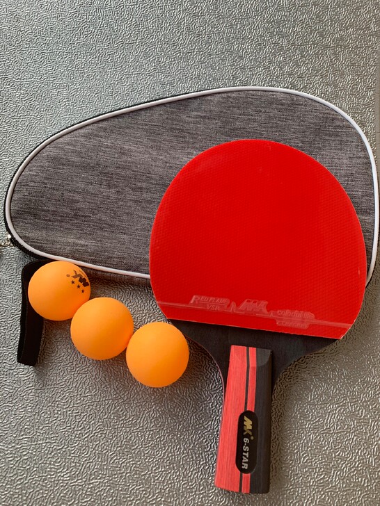 包邮六星乒乓球拍1只装 未开塑封膜，未使用...