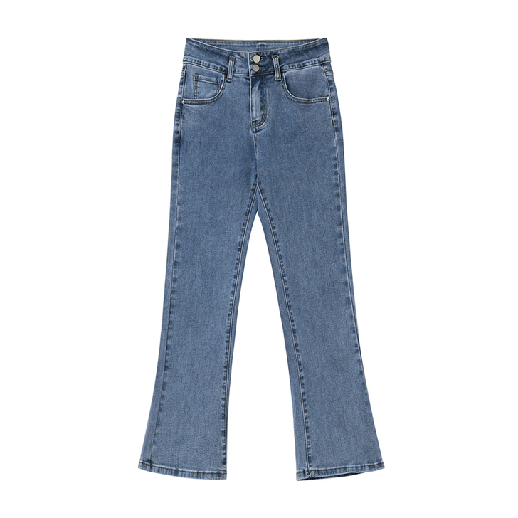 DESIGNER PLUS 喇叭裤复古港风...