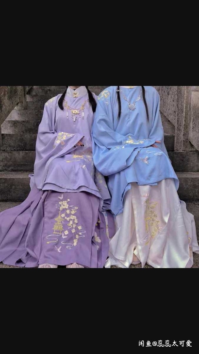 溪山微吟 汉服 上袄 全新带吊牌 ...