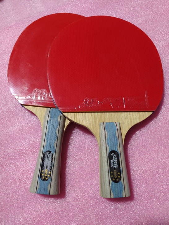 红双喜乒乓球拍A款六星【横拍长柄A6002...
