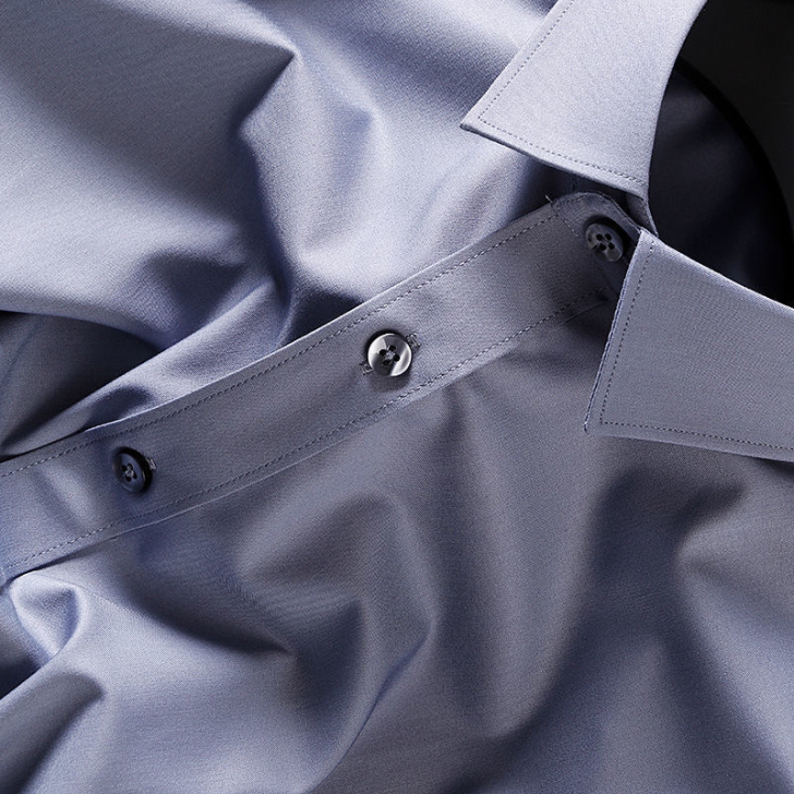 免烫!丝滑!垂感!抗皱!男装纯色商务休闲长...