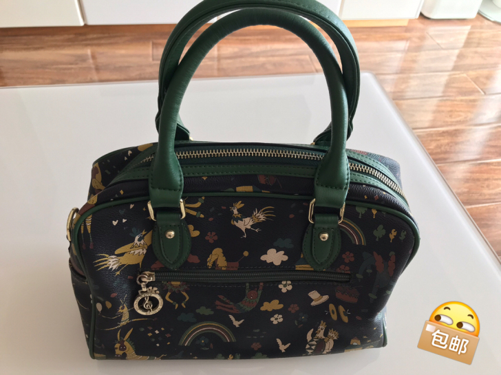 女式手提包/挎包，暗绿，闲置，95新，转手...