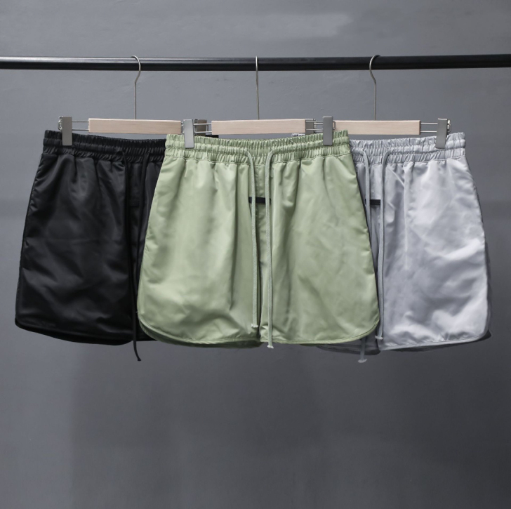 FG第7季亮面尼龙麂皮休闲宽松短裤嘻哈高街...