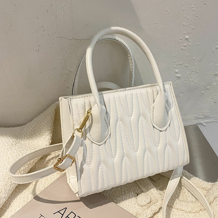 小众设计包包女夏2021新款潮时尚洋气褶皱...