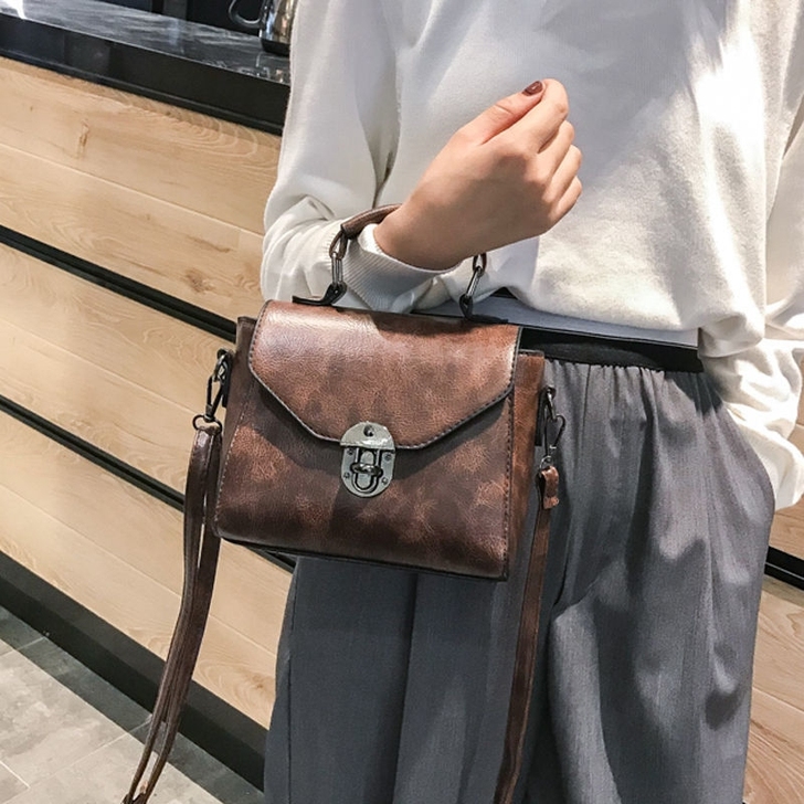 2021新款女包女士手提包简约百搭单肩斜挎包