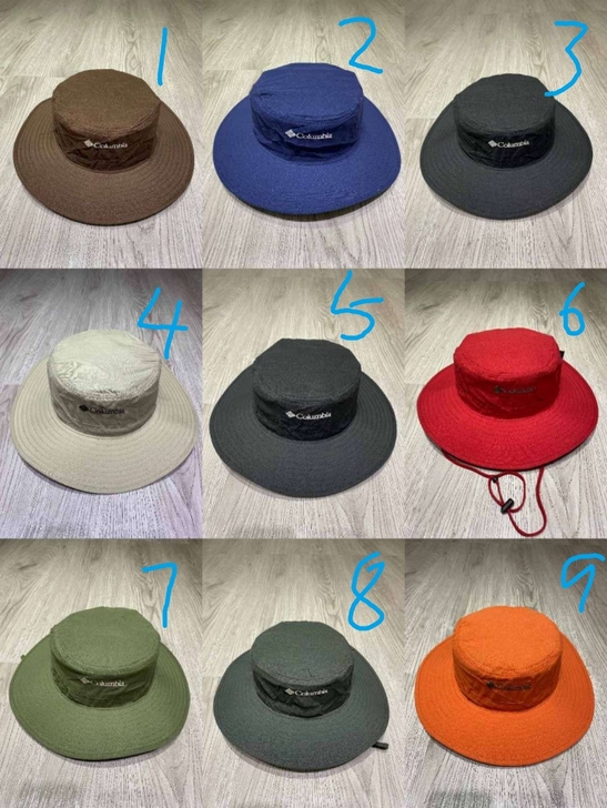 户外新款哥伦仑比亚渔夫防晒防紫外线透气刺绣...