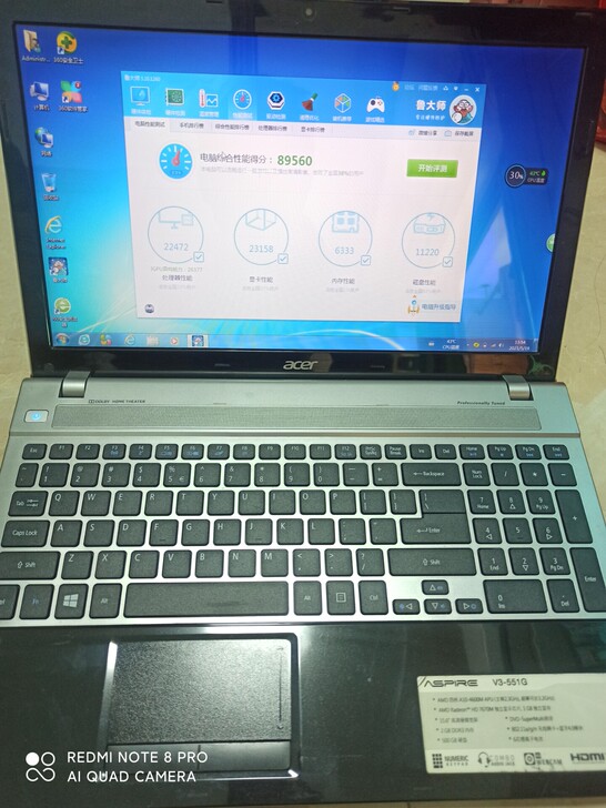 宏基V3-551G原装A10四核1G独显固...