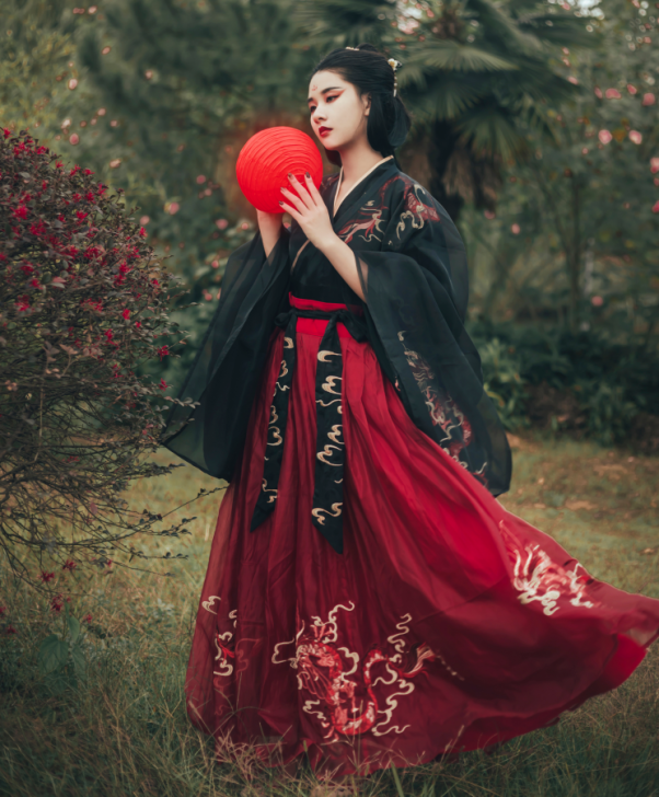 魏晋风汉服男女日常交领齐腰襦裙刺绣秋冬仙气...