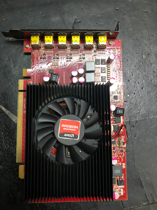 6屏显卡,6屏电脑专用显卡。多屏显卡 型号...