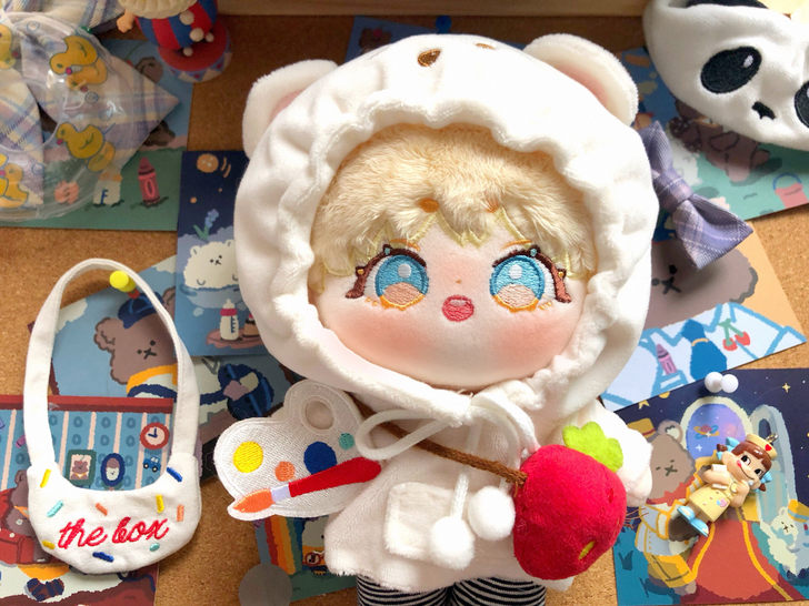 出黄油奶芝 20cm无属性棉花娃娃