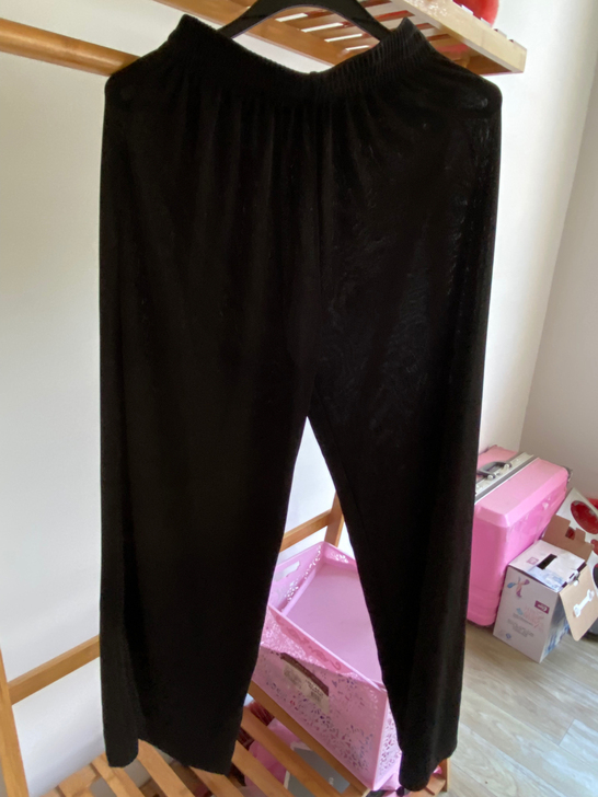 黑色凉凉裤