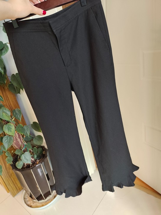 欧时力裤子休闲裤喇叭裤女