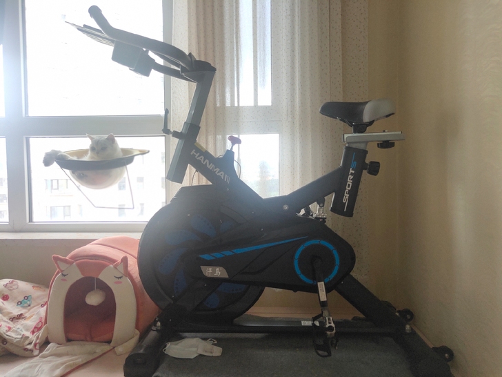 京东购置的汉马动感单车闲置出售