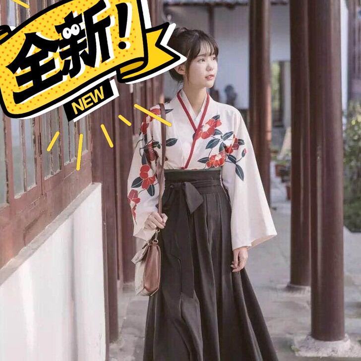 【全新包邮】汉服改良版女学生汉服日系齐腰汉...