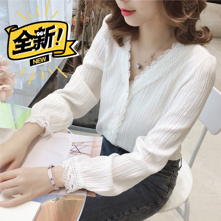 【送吊带】雪纺衬衫女长袖2021新款春夏装...