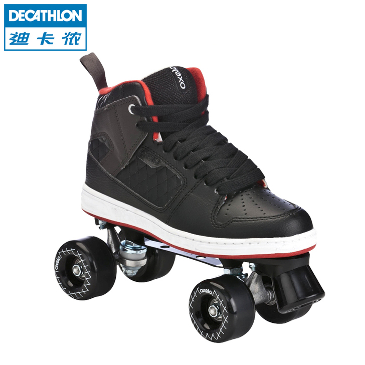 迪卡侬 轮滑鞋 成人短鞋帮 多功能 双排四...