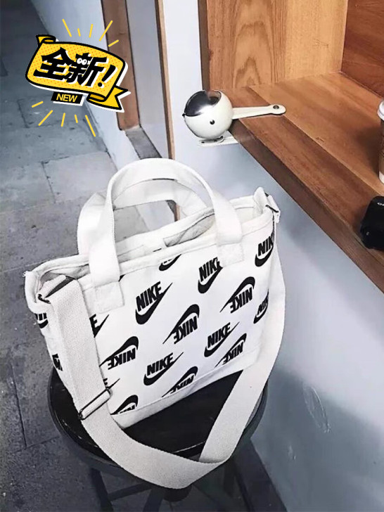 女士单肩斜挎包2018新款青春少女帆布手提...