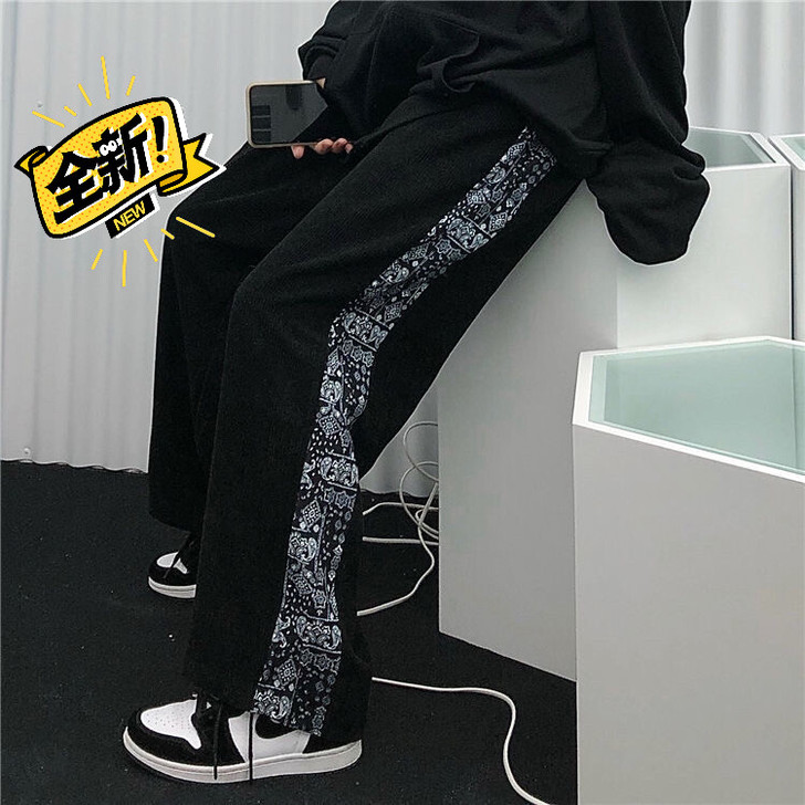 春夏季新款直筒裤子女学生韩版宽松显瘦ins...