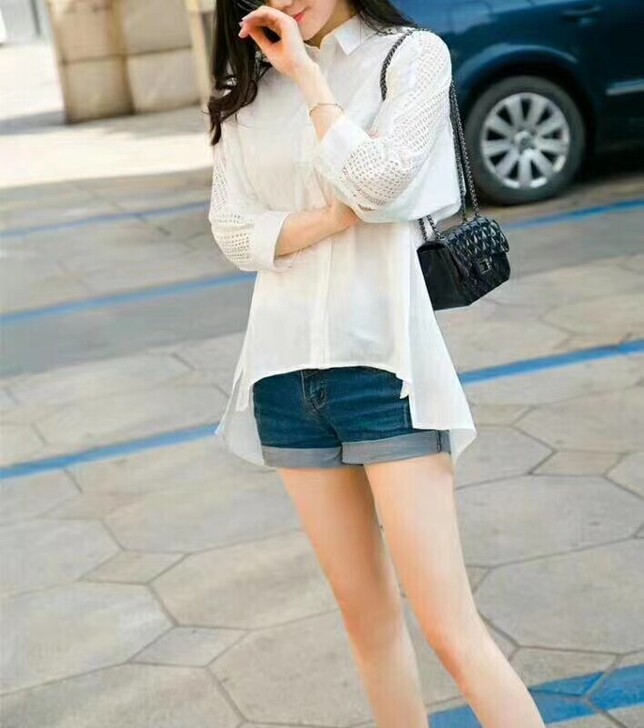 夏装衬衫中袖，款式新颖高端大气