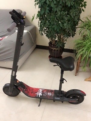 Ninebot九号电动滑板车成年折叠站骑轻...