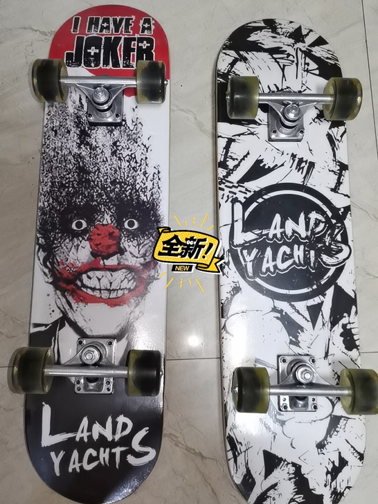 做生意时候留下的两块滑板,现在不做了,全新...