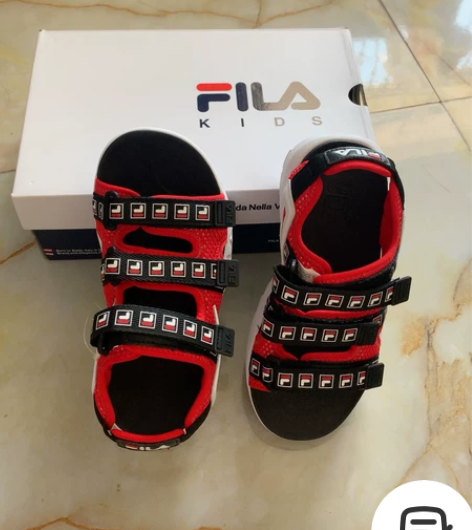 #正品FILA斐乐童鞋儿童凉鞋男女童休闲软...