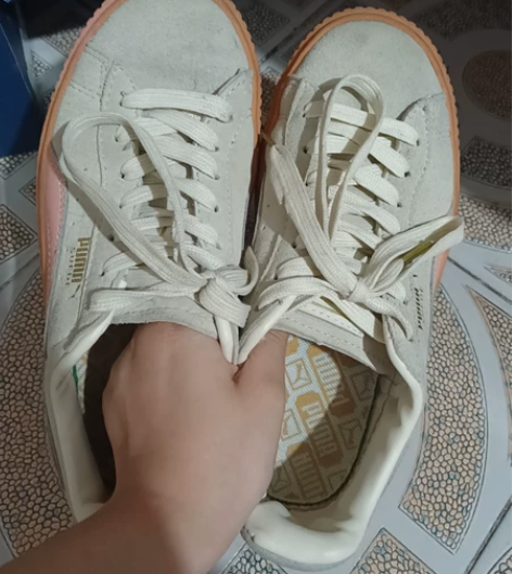 37.5码数PUMA鞋，状态如图，8成新左...